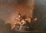 Peasant family indoors Adriaen van ostade